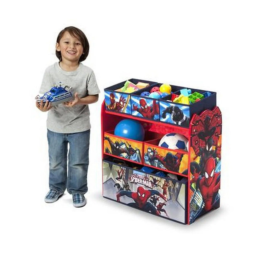 Delta Children Spider-Man Multi-Bin - Toy Organizer - Toyspry