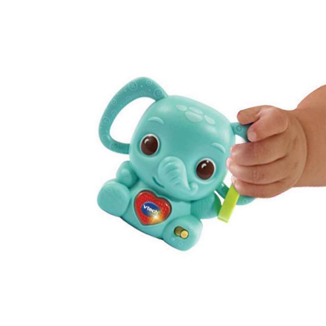 VTech Stack Rattle Link Elephant - Interactive Infant Toy - Toyspry