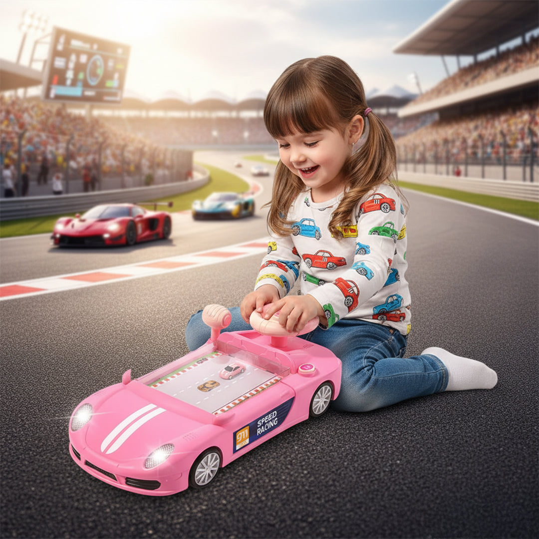 Interactive Steering Wheel Toy & Driving Game Experience - Toyspry