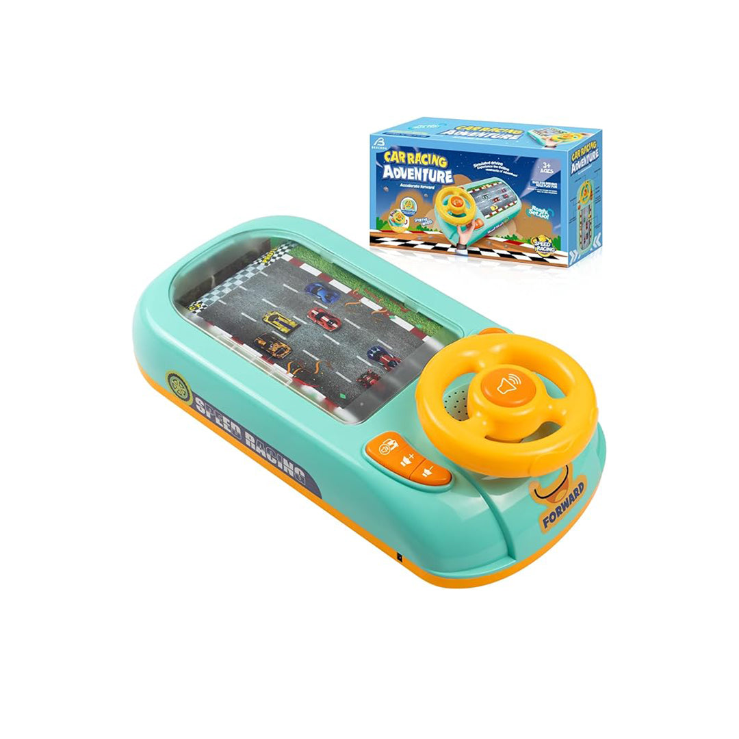 Steering Wheel Toy for Kids - Interactive Driving Game with Lights and Sounds