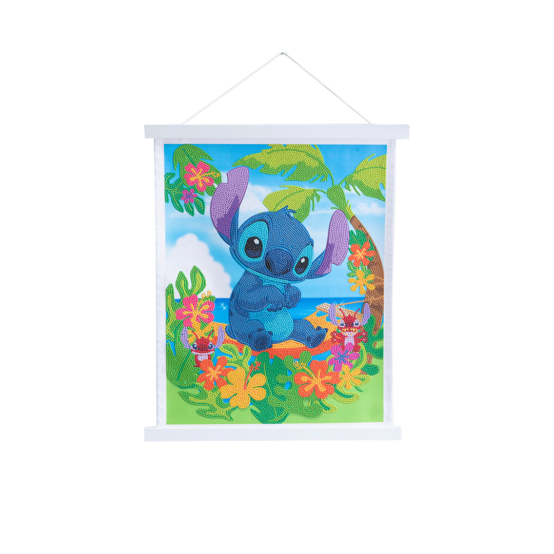 Craft Buddy Disney Stitch Crystal Art Scroll Kit (35x45cm) - Toyspry