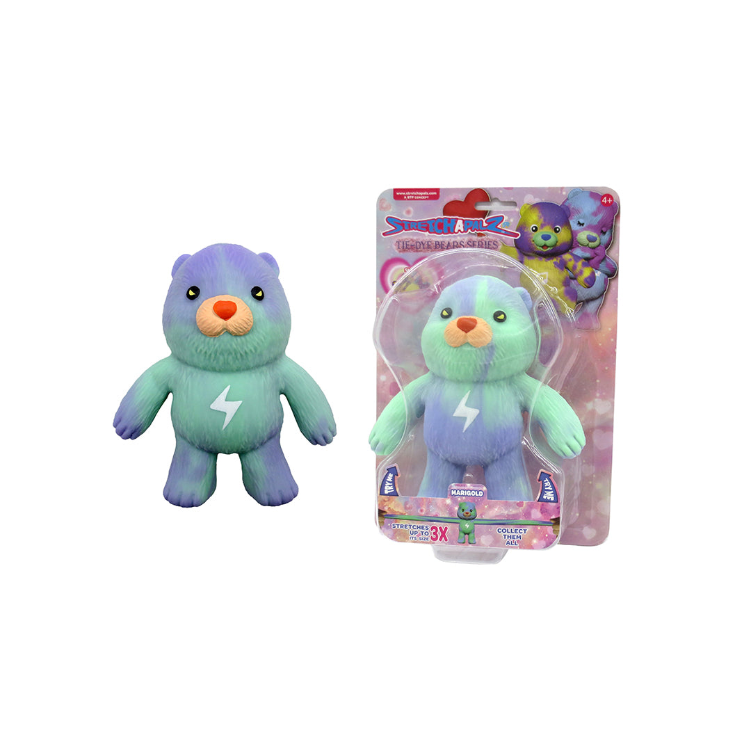 Stretchapalz Tie Dye Bears - 14cm Stretchable Plush Toy for Kids