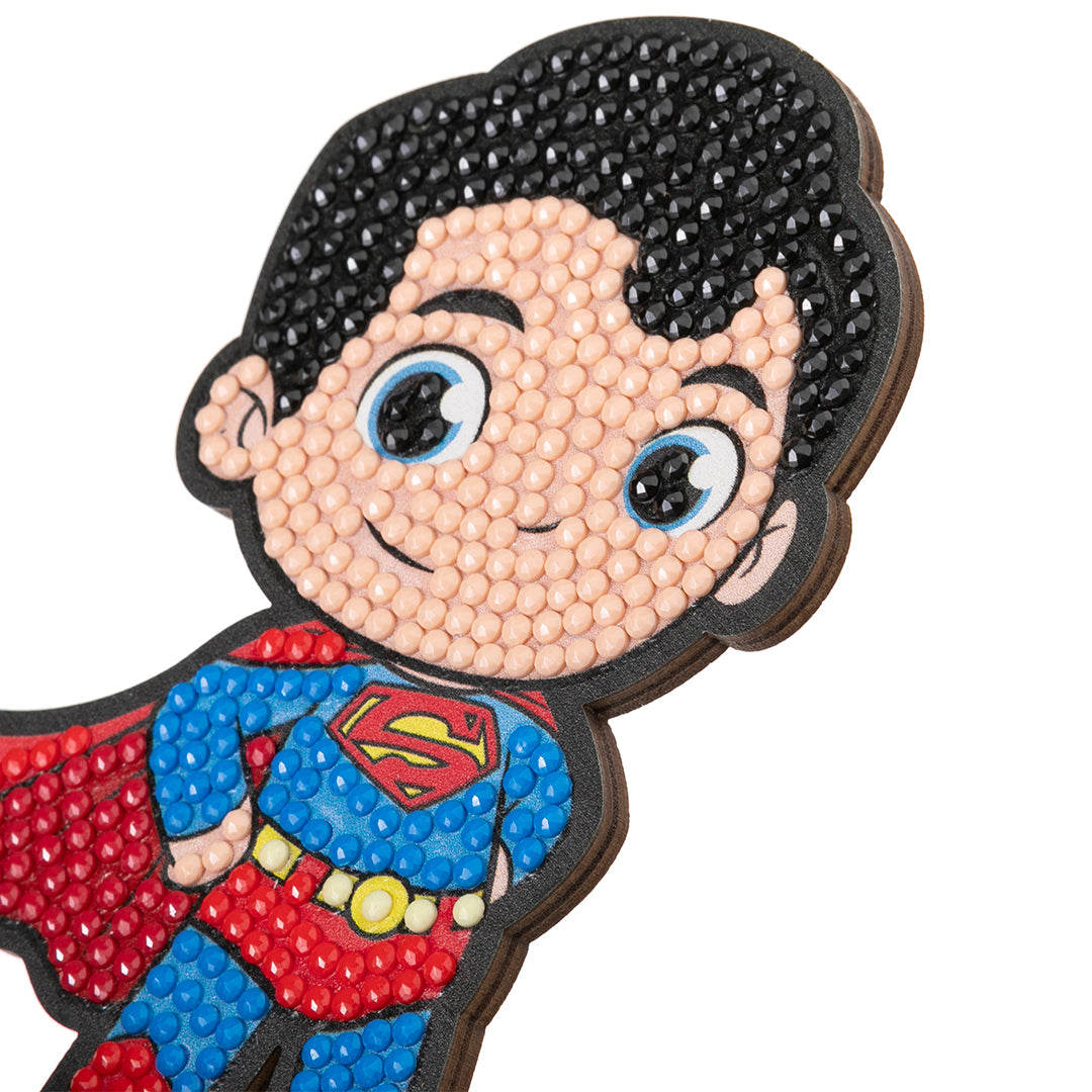 Superman Crystal Art Buddy - DC Comics Diamond Painting Craft Kit