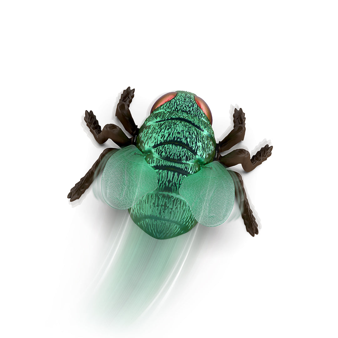 Terra RC Climbing Fly Toy: Green Bottle Fly That Crawls Walls & Ceiling