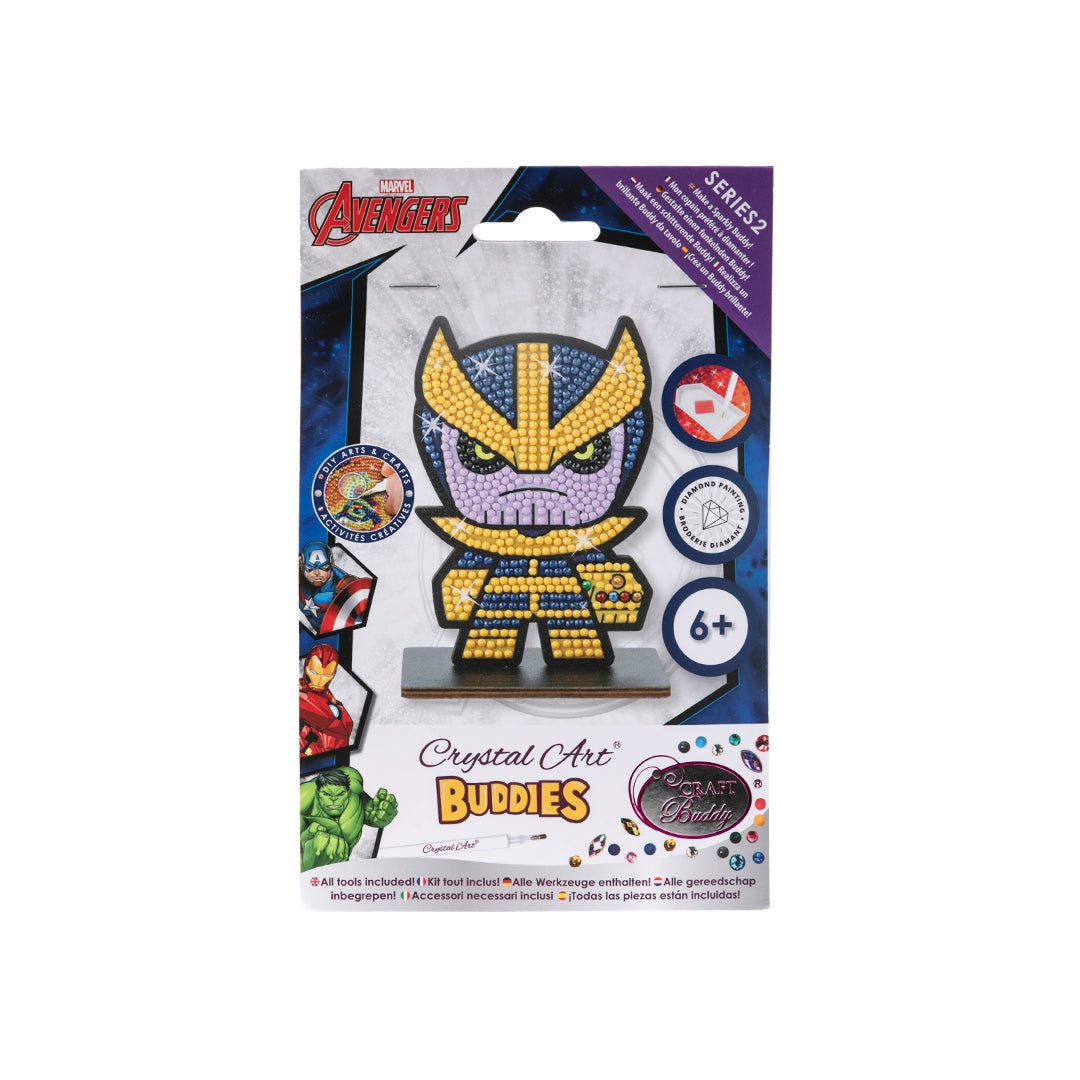 Craft Buddy Marvel Thanos Crystal Art Buddy - Toyspry