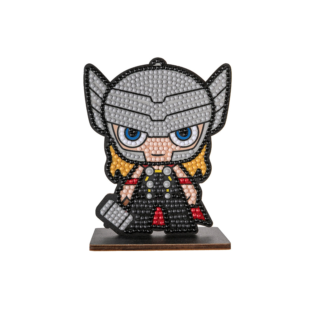 Thor Crystal Art Buddy - Marvel Diamond Painting Craft Kit