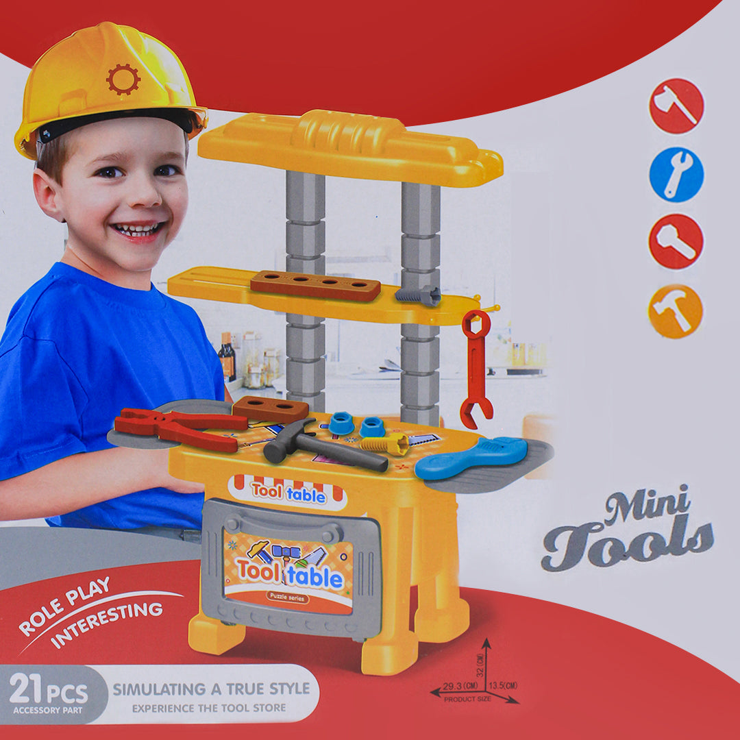 21-Piece Tools Engineer Set for Ages 3+ - Toyspry