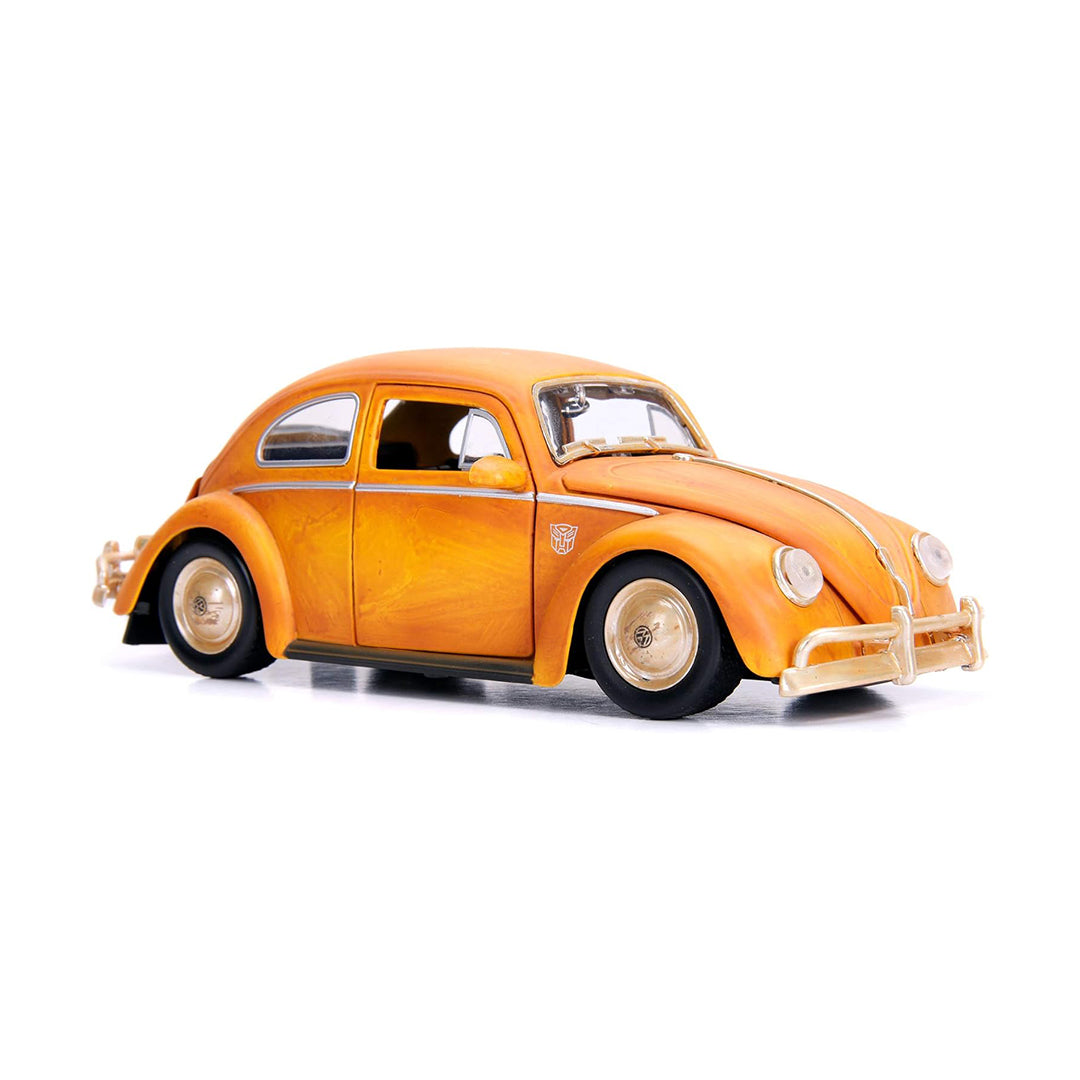 Jada Transformers Bumblebee Die-Cast Beetle with Charlie Figure.