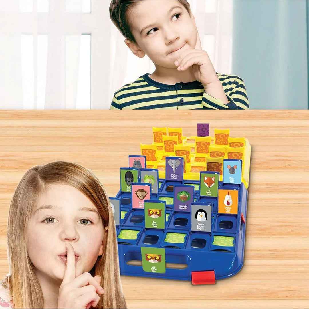 AMBASSADOR Who Are You? & Who’s at the Zoo? 2-in-1 Guessing Game | Travel-Friendly Educational Toy - Toyspry