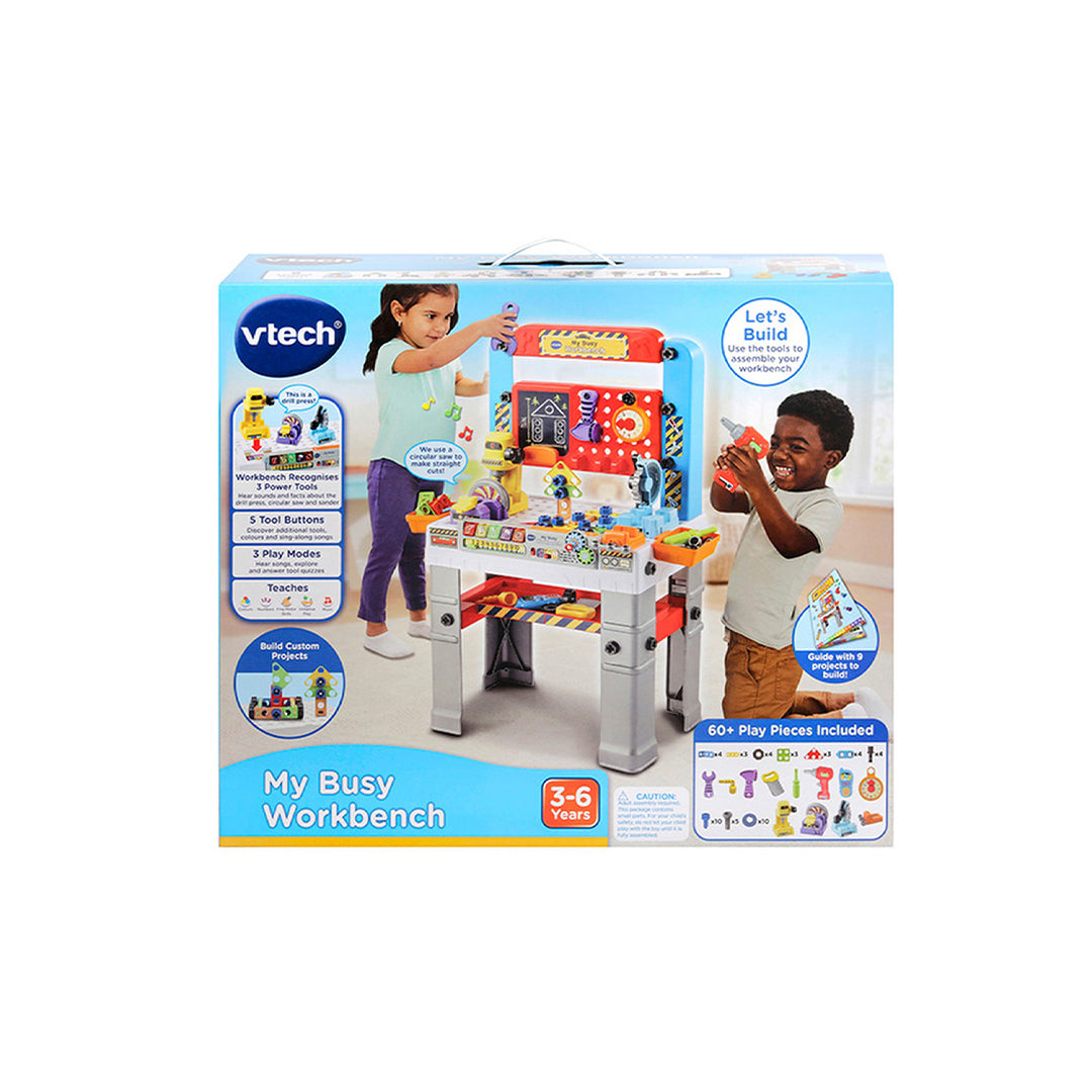VTech Interactive Workbench Toy - 119-Piece Kids Tool Set