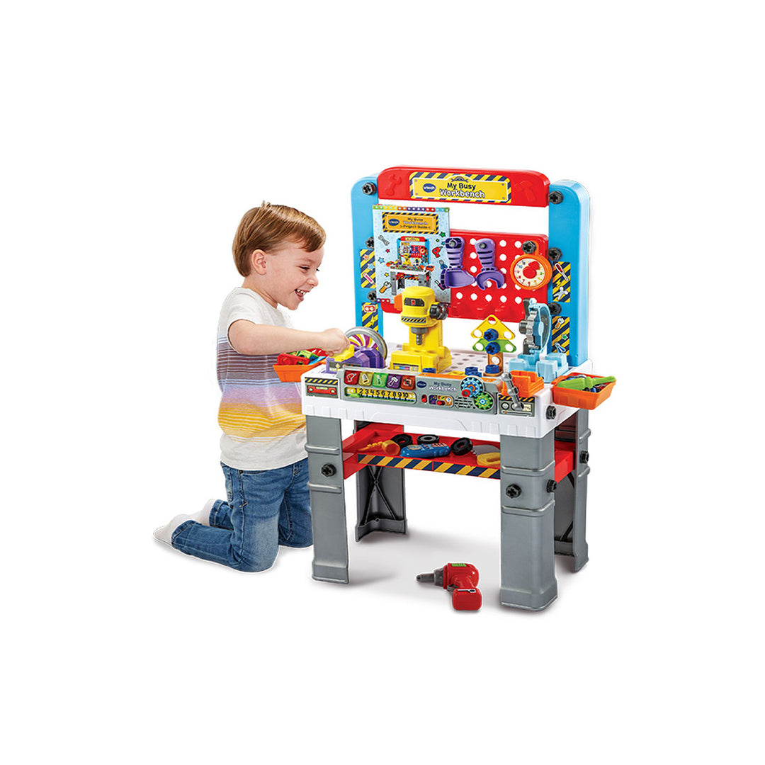 VTech Interactive Workbench Toy - 119-Piece Kids Tool Set