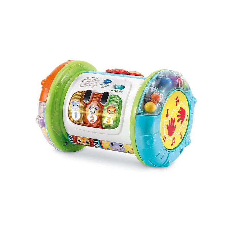 VTech 3-in-1 Magic Roller Tam-Tam - Musical Baby Crawling Drum