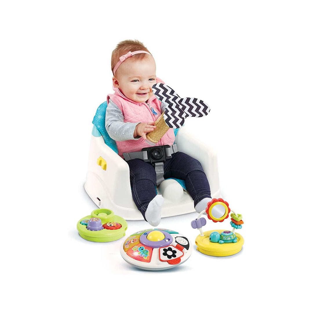 VTech 5-in-1 Interactive Booster Seat | Convertible Baby Booster & Activity Centre | Early Development