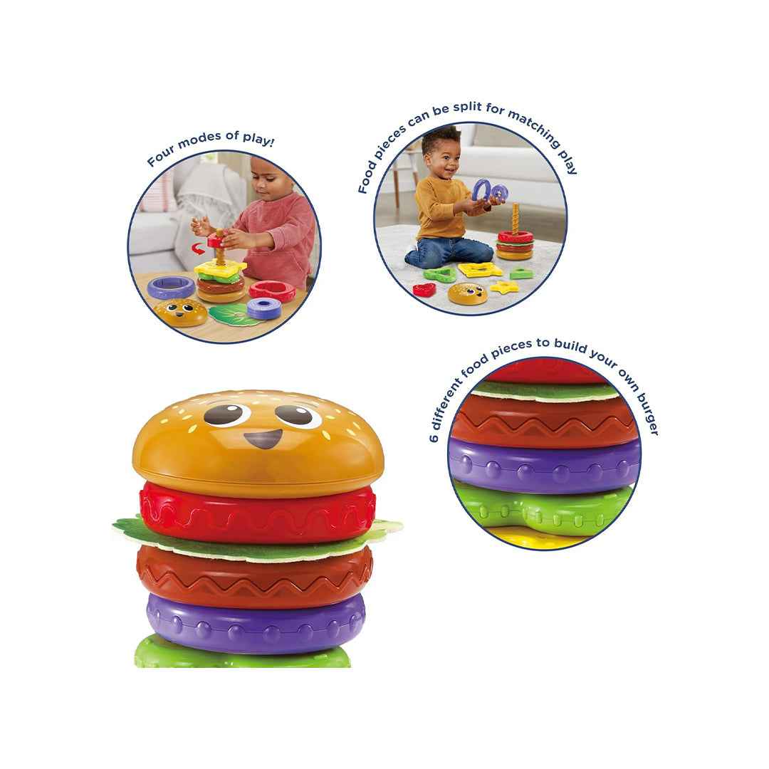VTech Baby Build-A-Burger - Interactive Stacking Toy