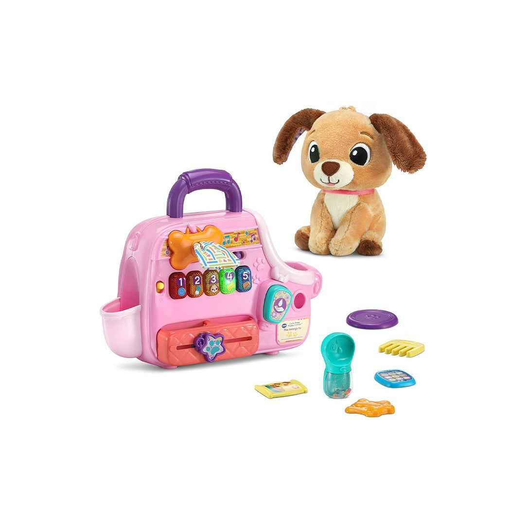 VTech Cutie Puppy Carrier - Interactive Pet Role-Play Toy - Toyspry