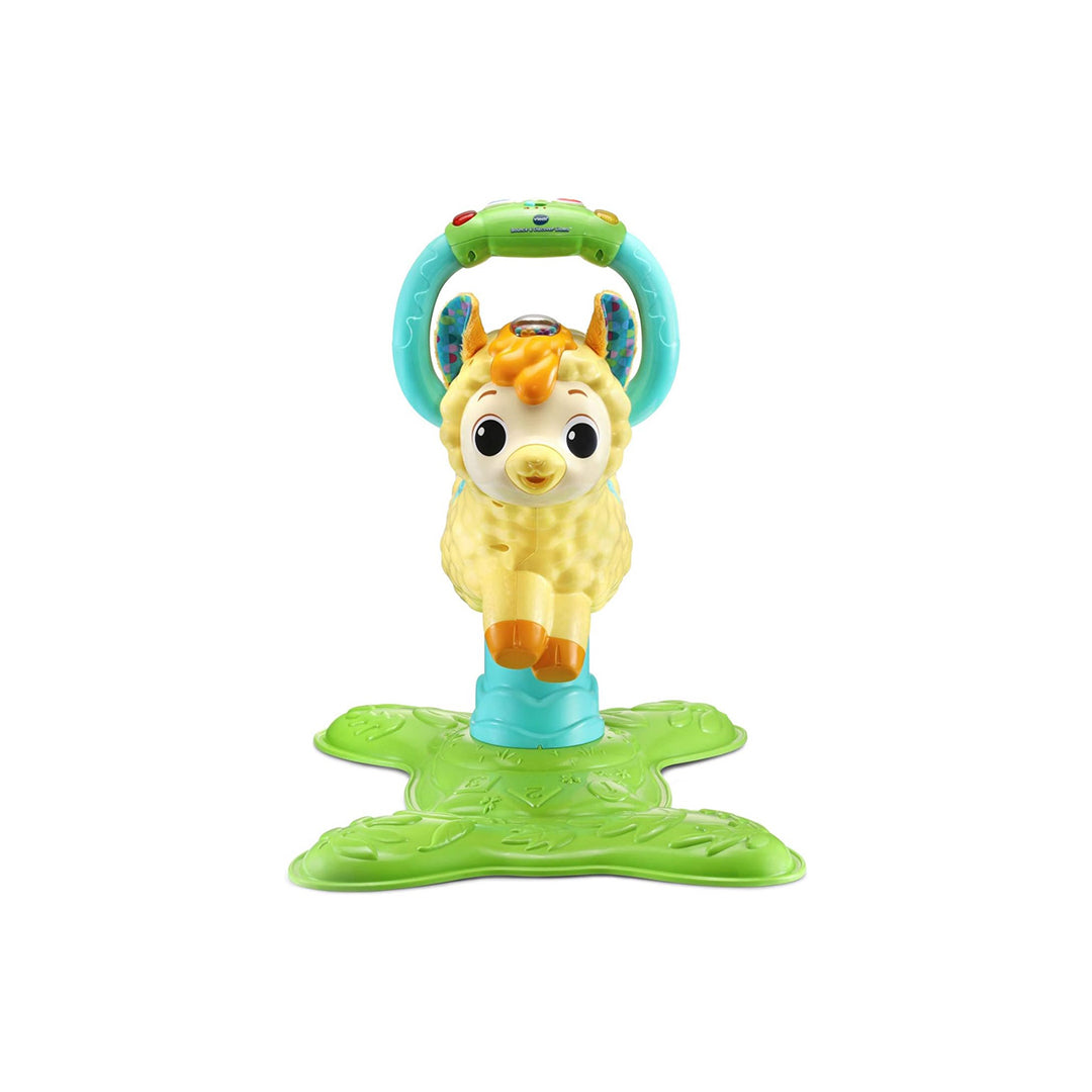 Close-up of Shape Buttons on VTech Bounce & Play Llama