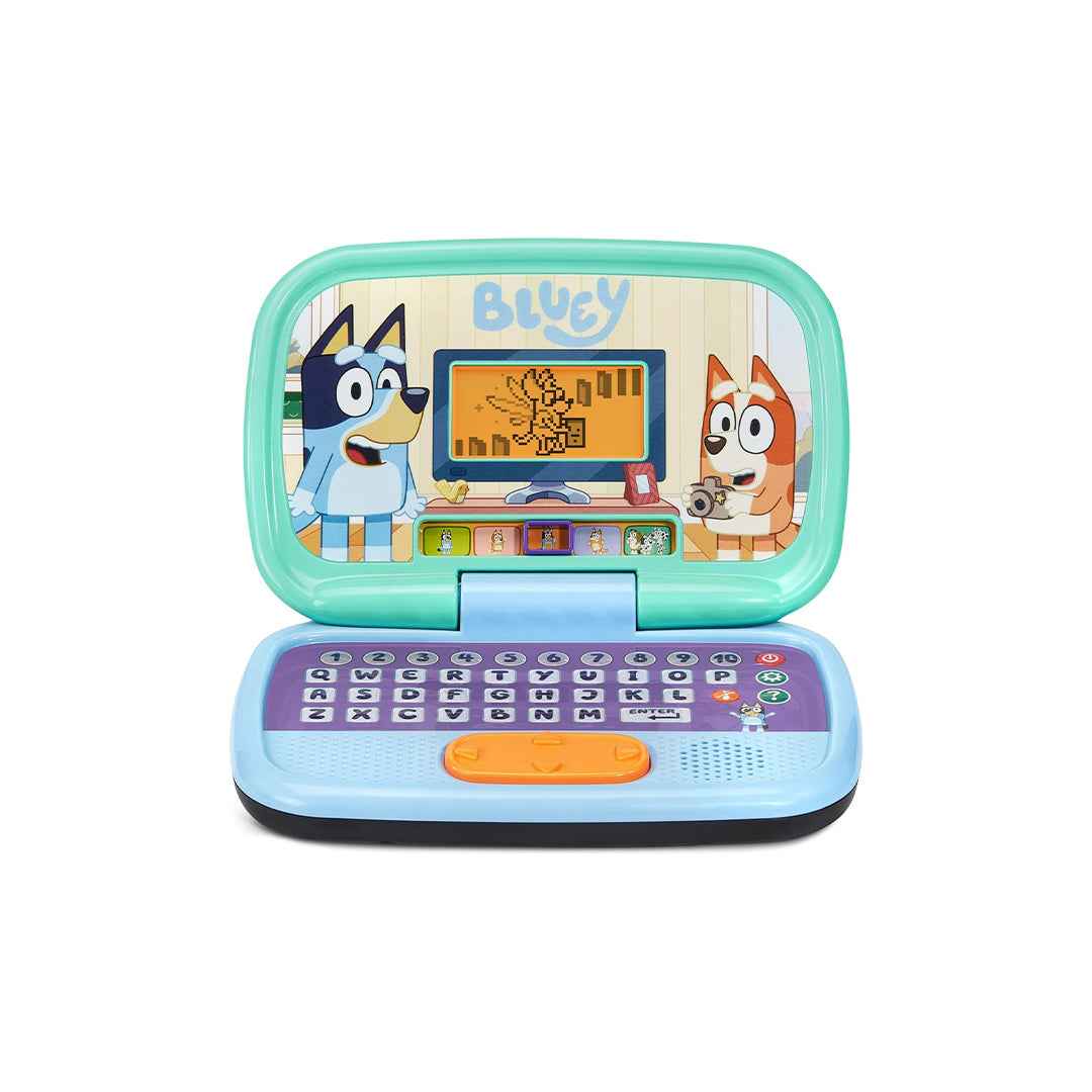 VTech Bluey Game Time Laptop - Educational Kids Computer Toy - Toyspry