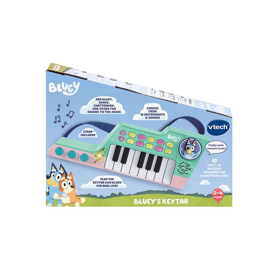VTech Bluey's Keytar Piano - Interactive Kids Musical Toy - Toyspry
