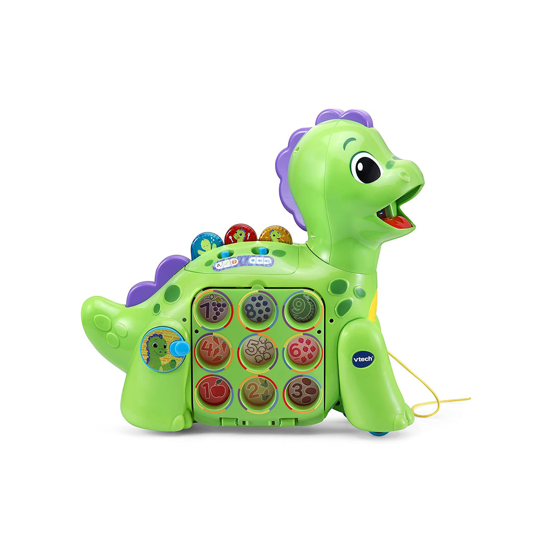 VTech Chomp & Count Dino | Musical Shape Sorter & Interactive Learning Toy