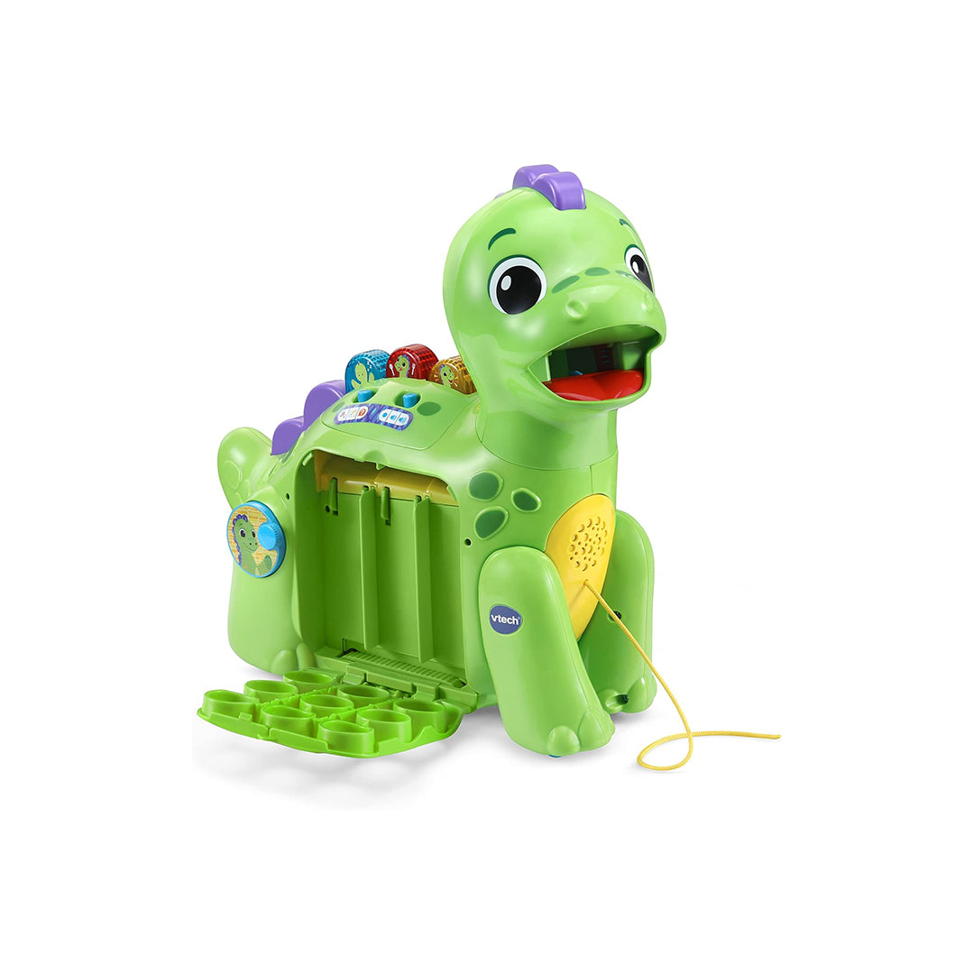 VTech Chomp & Count Dino | Musical Shape Sorter & Interactive Learning Toy