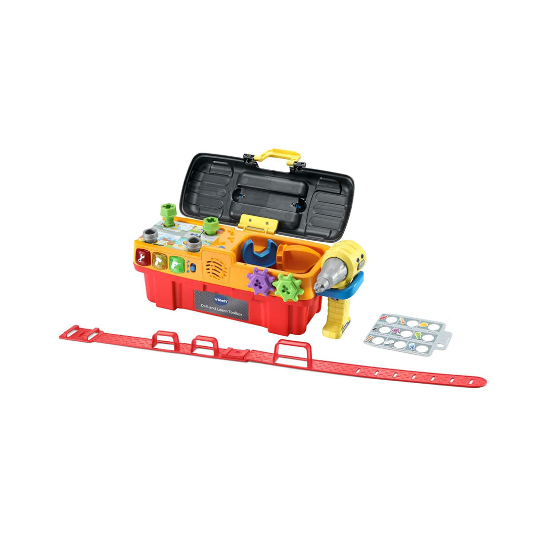 VTech Interactive Tool Set with Light-Up Buttons and Electronic Tray