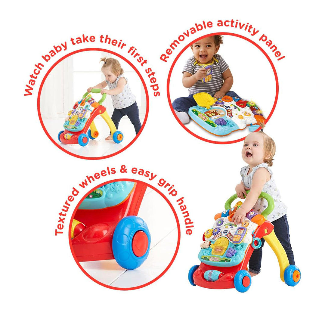 Infant Playing with Removable Activity Center from VTech Walker 