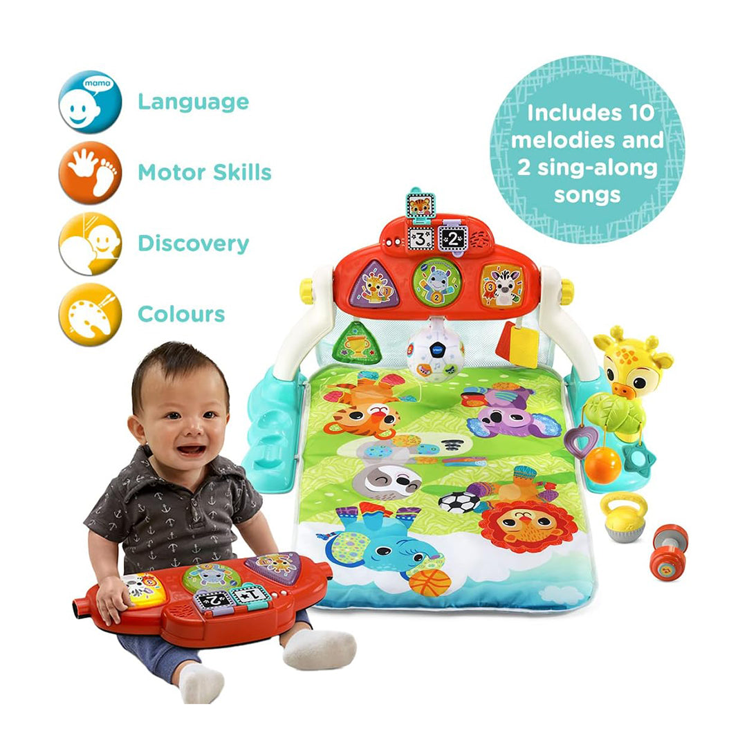 VTech Baby Gym for Tummy Time and Motor Skill Development