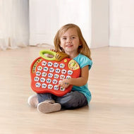 VTech Light Up Alphabet Apple | Interactive Learning Toy for Letters, Spelling & Time Concepts | Early Education
