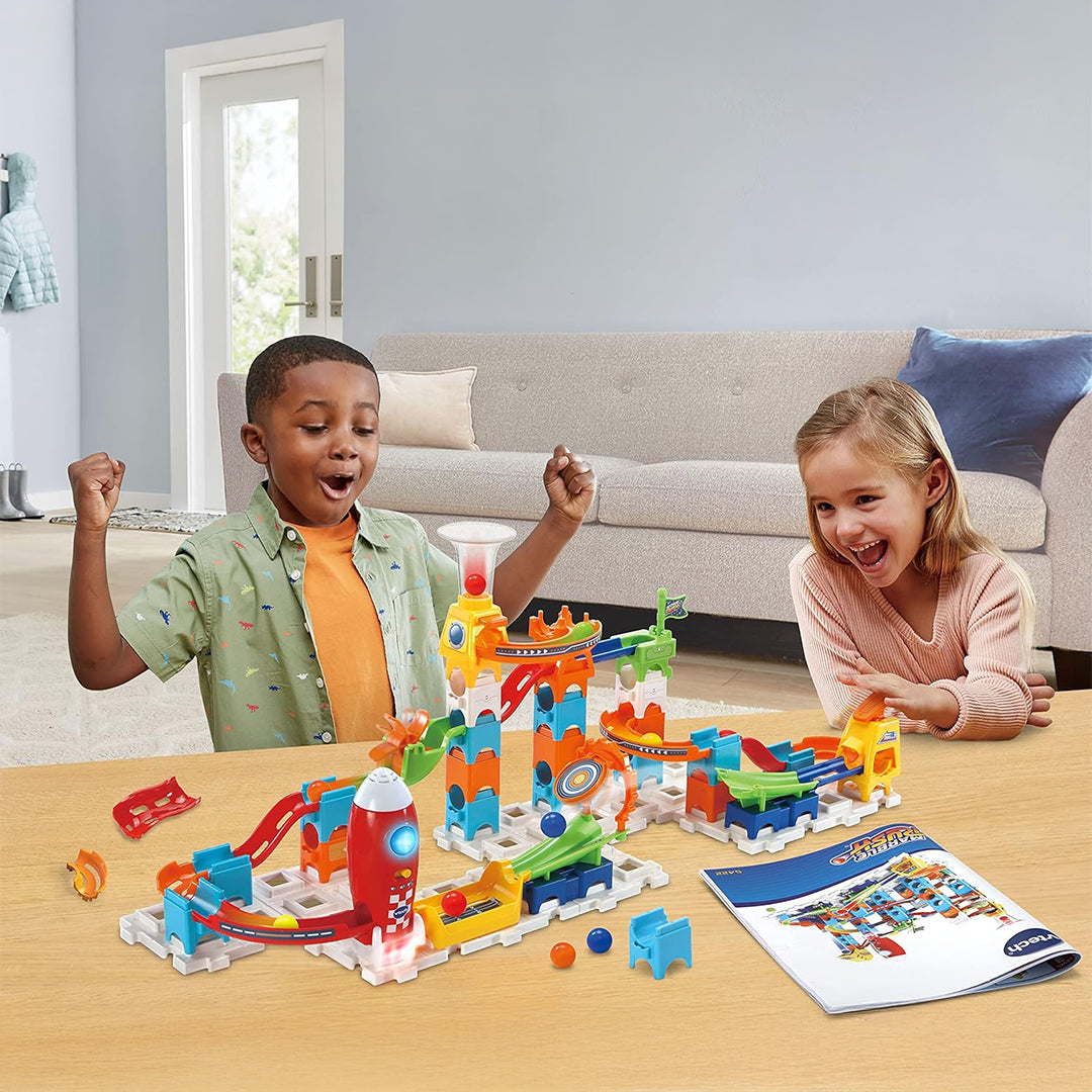 VTech Marble Rush Rocket Set | Interactive Electronic Marble Run Building Toy