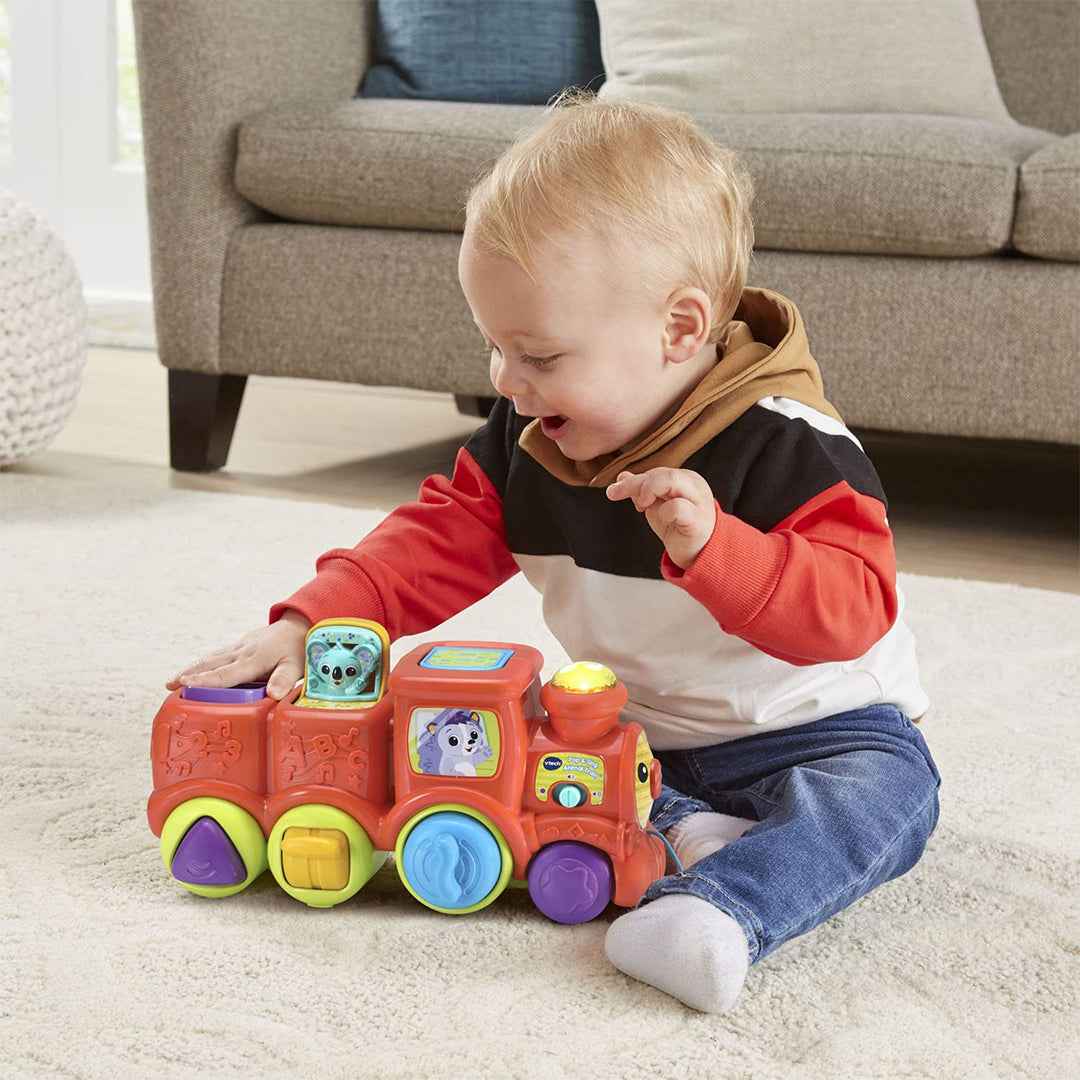 VTech Pop and Sing Animal Train (Red) - Toddler Musical Toy