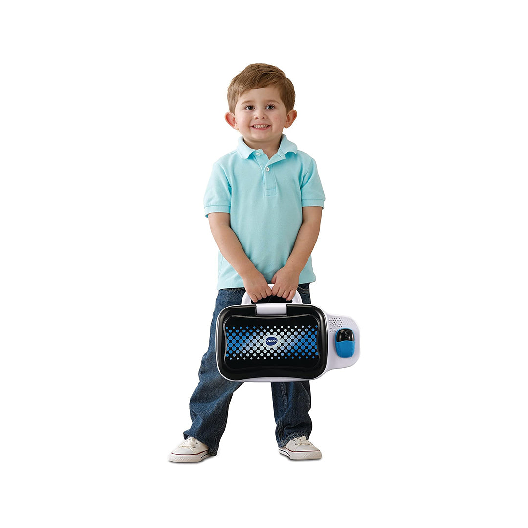 VTech Pre School Tech Laptop Showing Custom Character and Wallpaper
