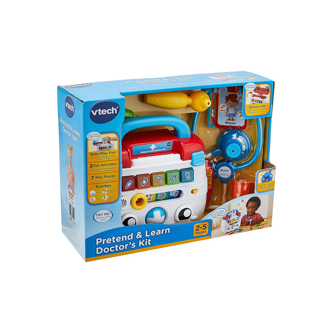 VTech Pretend & Discover Doctor's Kit - Interactive Kids Toy - Toyspry