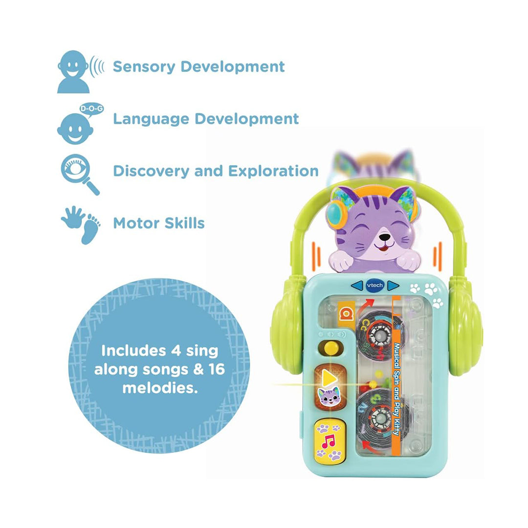 VTech Pull Along & Sing Puppy - Interactive Musical Toddler Toy - Toyspry