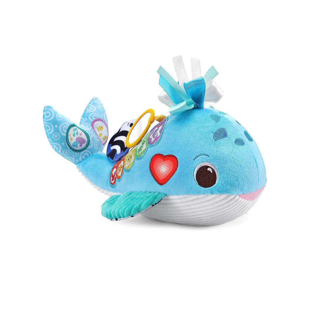 VTech Snuggly Sounds Whale - Plush Sensory Baby Learning Toy - Toyspry