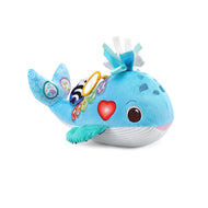 VTech Snuggly Sounds Whale | Baby Sensory Toy with Lights | Eco-Friendly Educational Plush Whale | Teaches Numbers & Ocean Animals