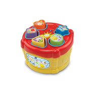 VTech Sort & Discover Drum – Educational Shape Sorter Toy for Babies & Toddlers | Learn Shapes, Animals, Numbers (6-36 Months)