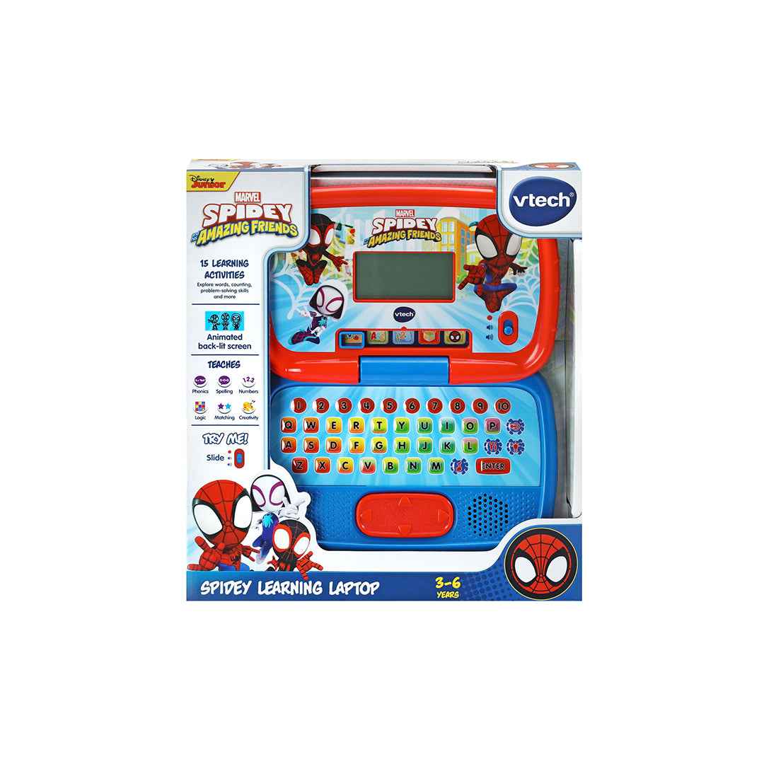 VTech Spidey Learning Laptop - Educational Kids Computer Toy - Toyspry