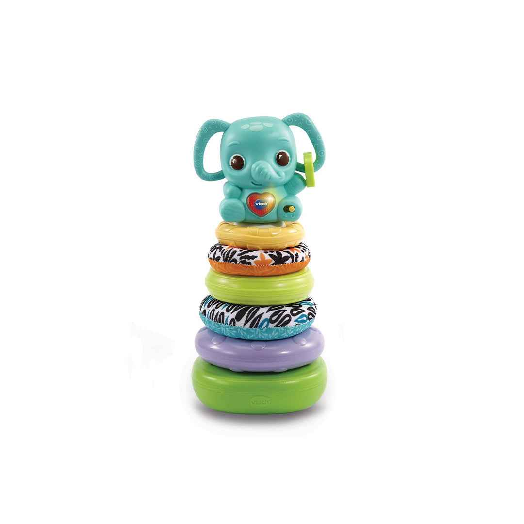 VTech Stack Rattle Link Elephant - Interactive Infant Toy