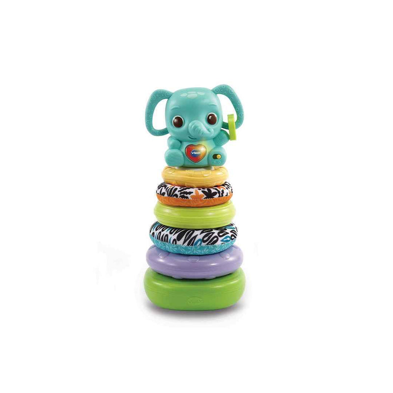 VTech Stack Rattle Link Elephant - Interactive Infant Toy