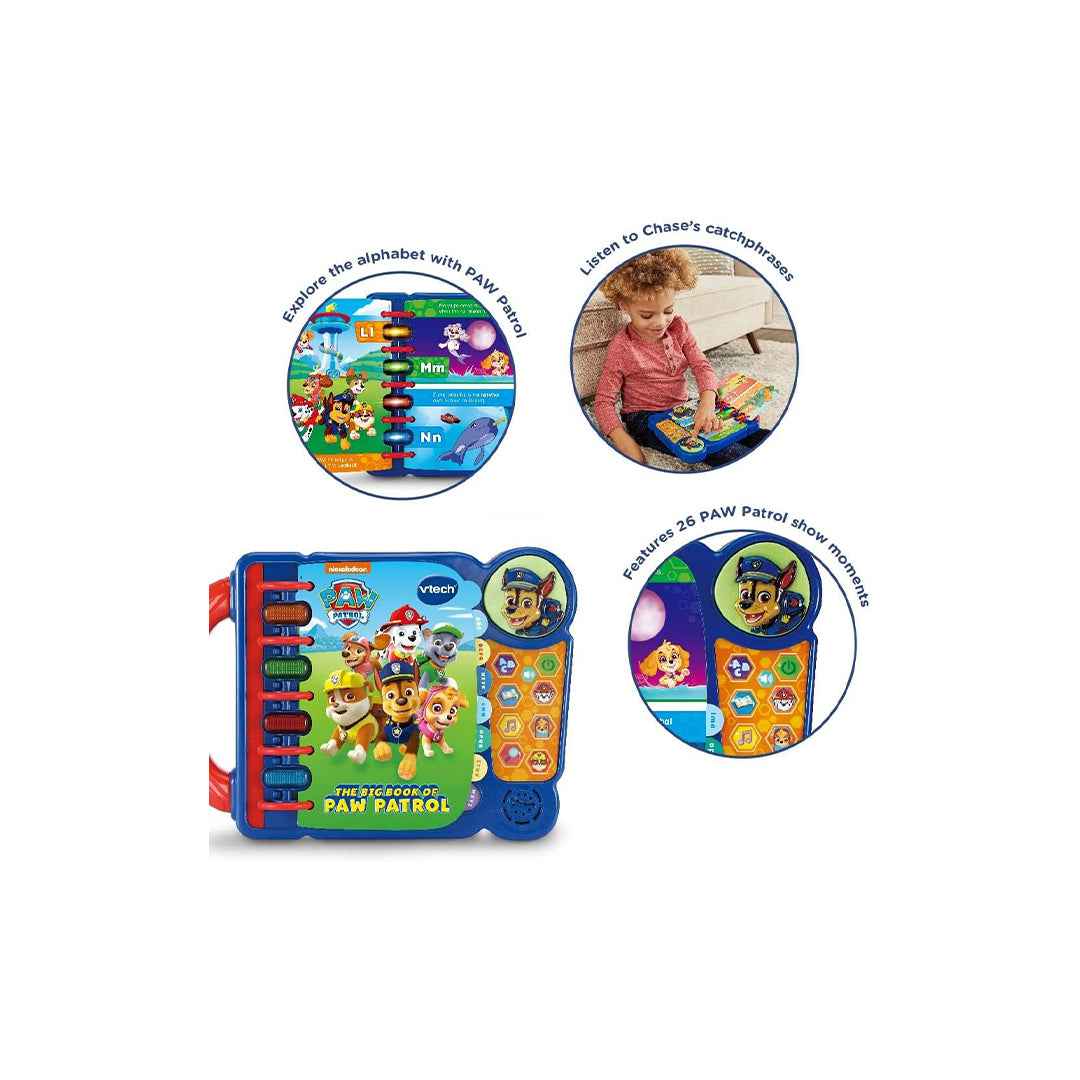 VTech The Big Book of PAW Patrol - Interactive Learning Toy - Toyspry
