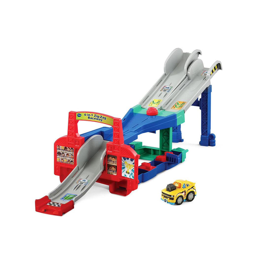 VTech Toot-Toot Drivers Raceway - 4-in-1 Interactive Car Track - Toyspry