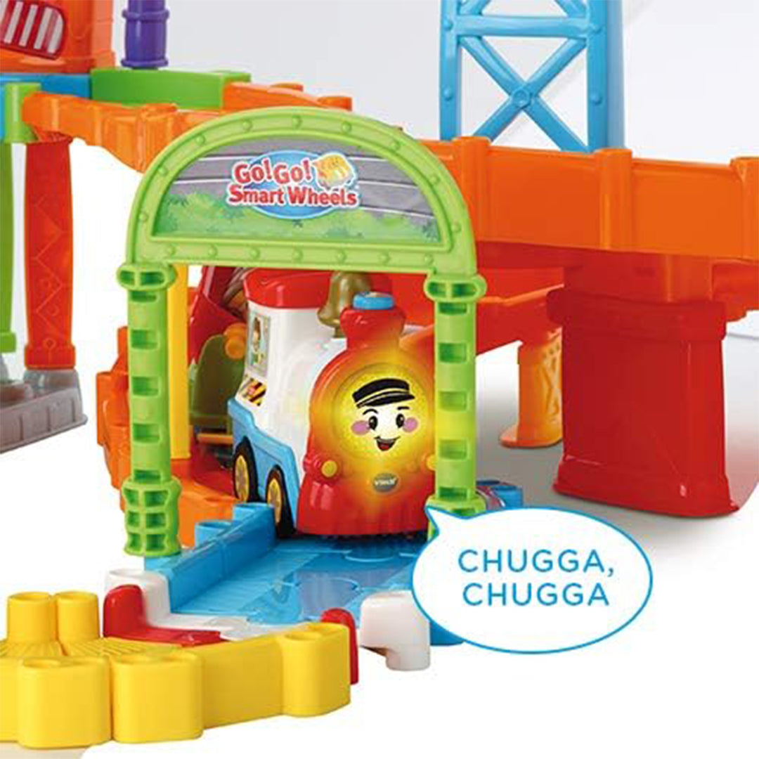 VTech Toot-Toot Drivers Train Set - Motorised Playset - Toyspry