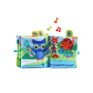 VTech Turtle's Busy Day Soft Book | Interactive Sensory Toy for Babies