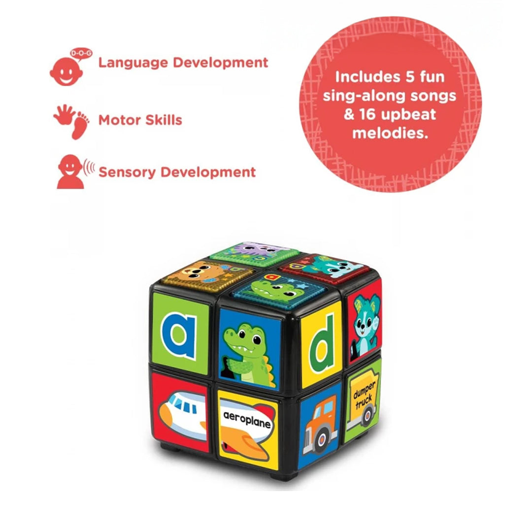 VTech Twist & Teach Animal Cube - Educational Baby Toy - Toyspry