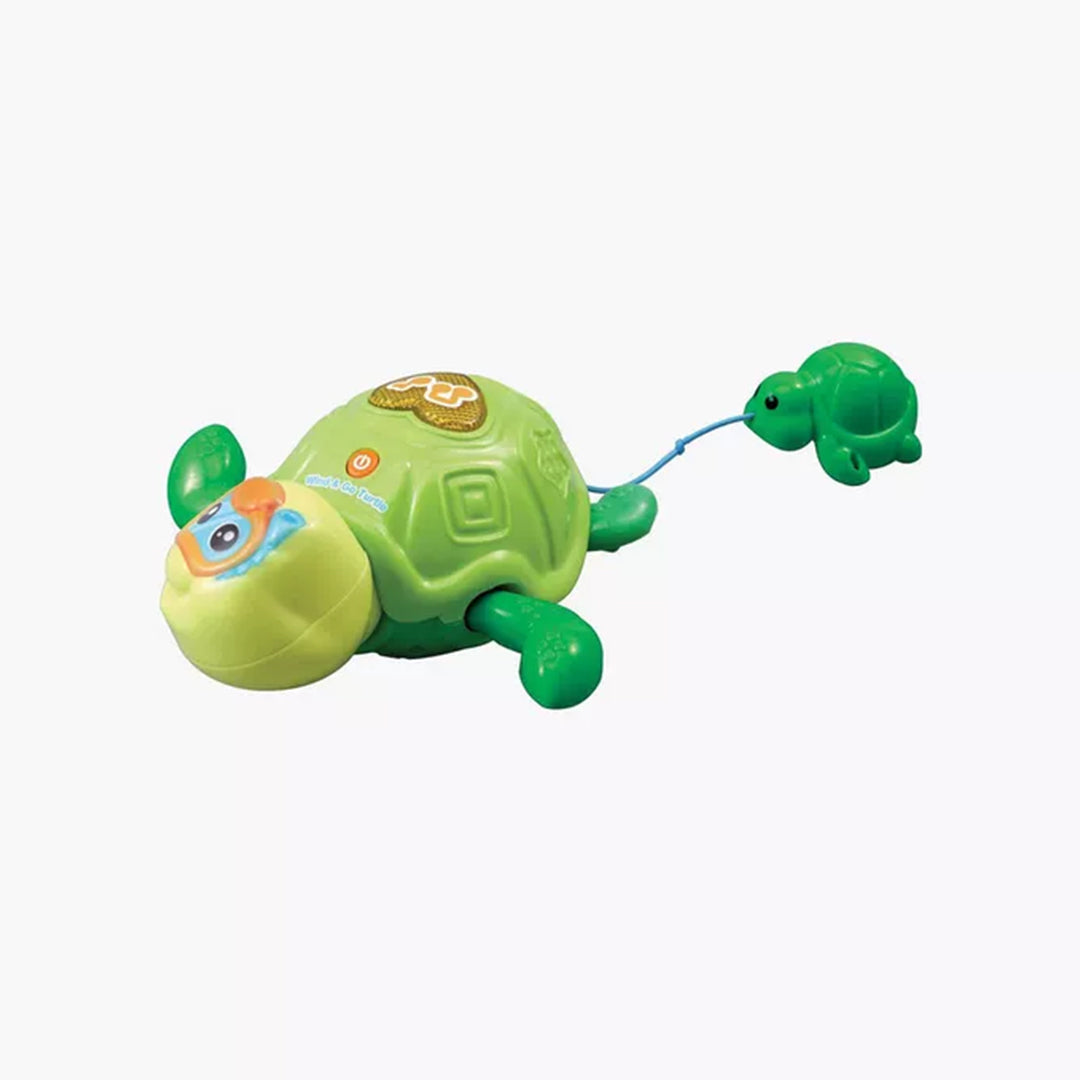 VTech Wind and Go Turtle - Interactive Toddler Bath Toy - Toyspry
