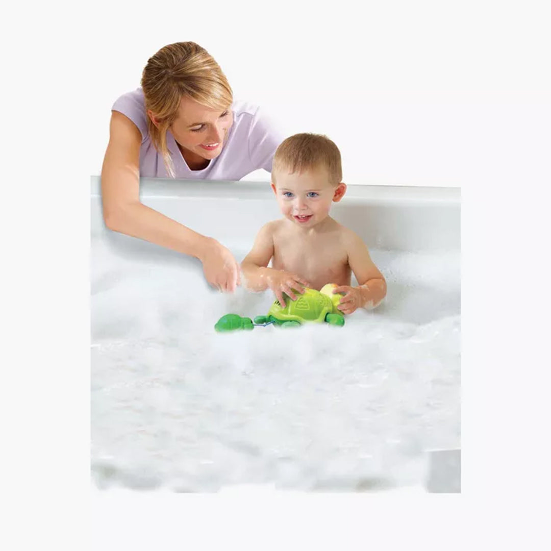 VTech Wind and Go Turtle - Interactive Toddler Bath Toy - Toyspry