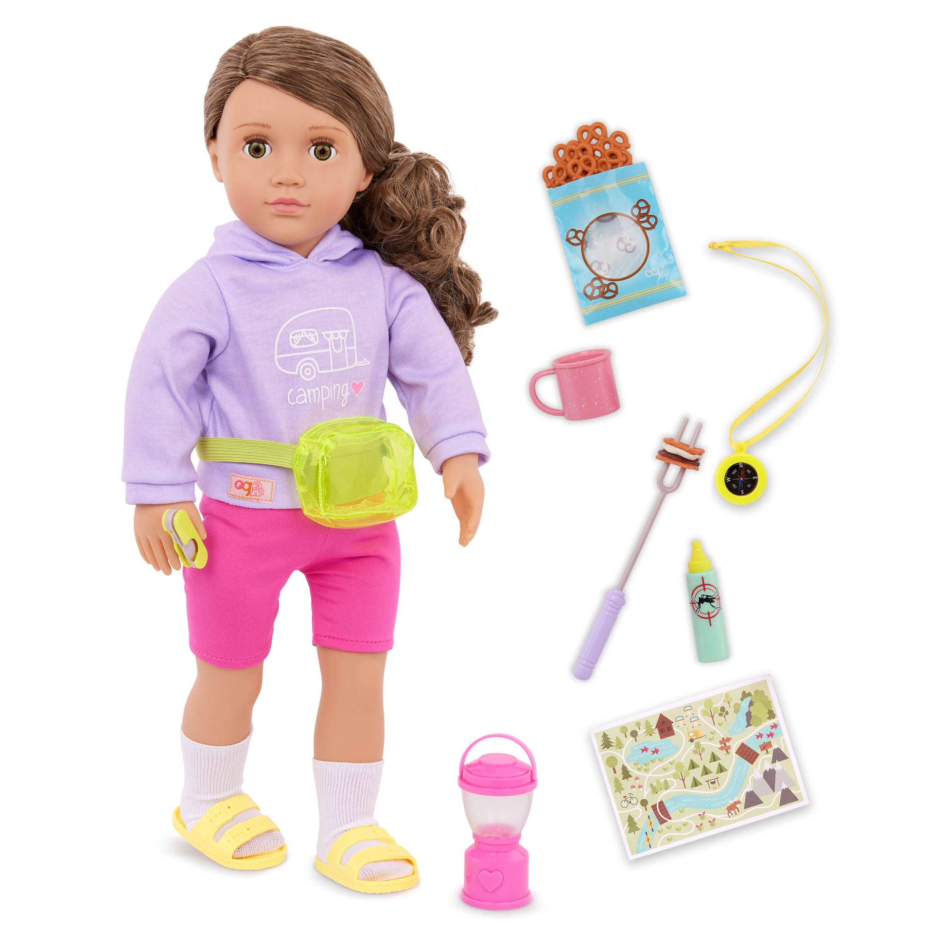 Our Generation Vivian Camping Doll - 18-inch Adventure Doll with Accessories