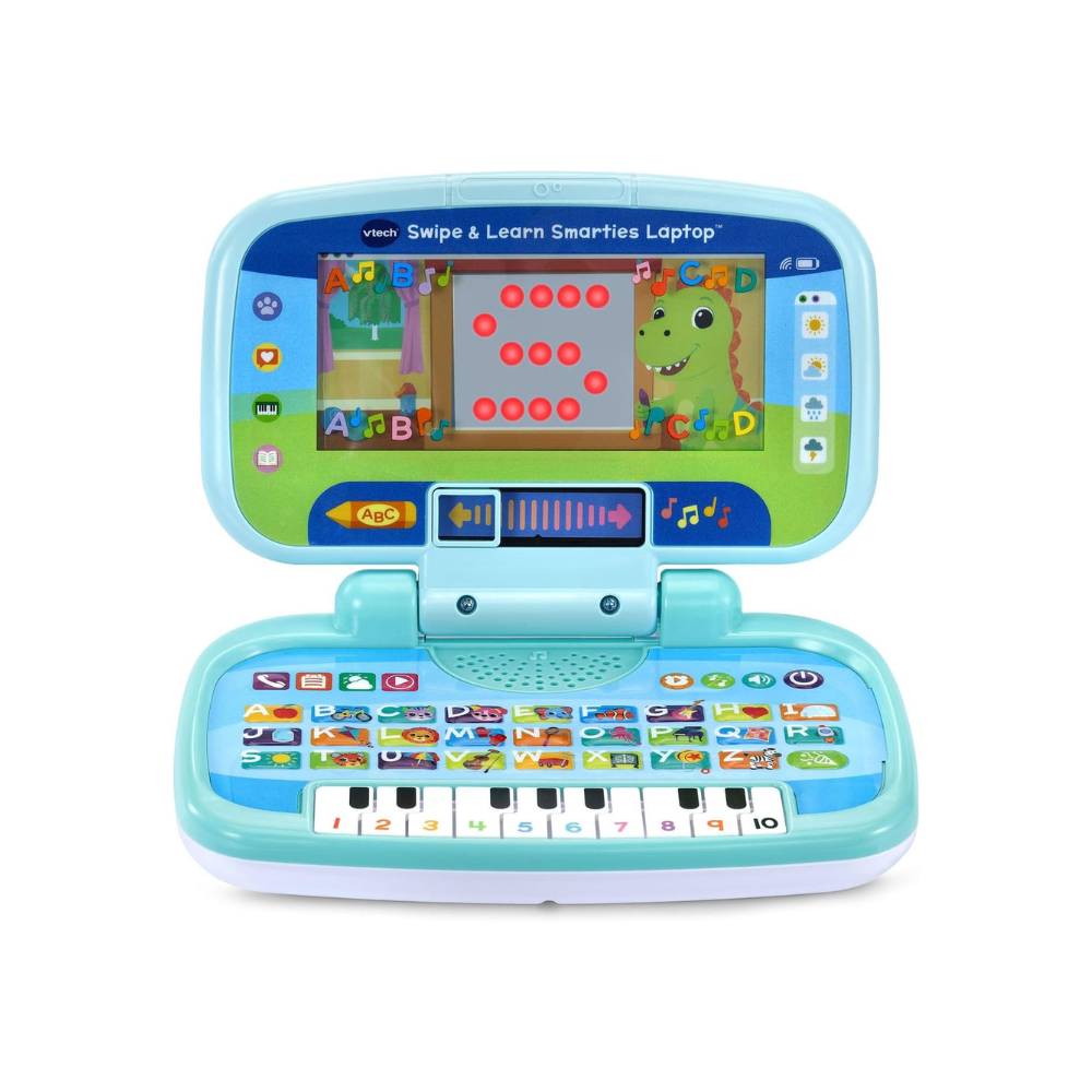 VTech Swipe and Learn Smarties Laptop, Blue