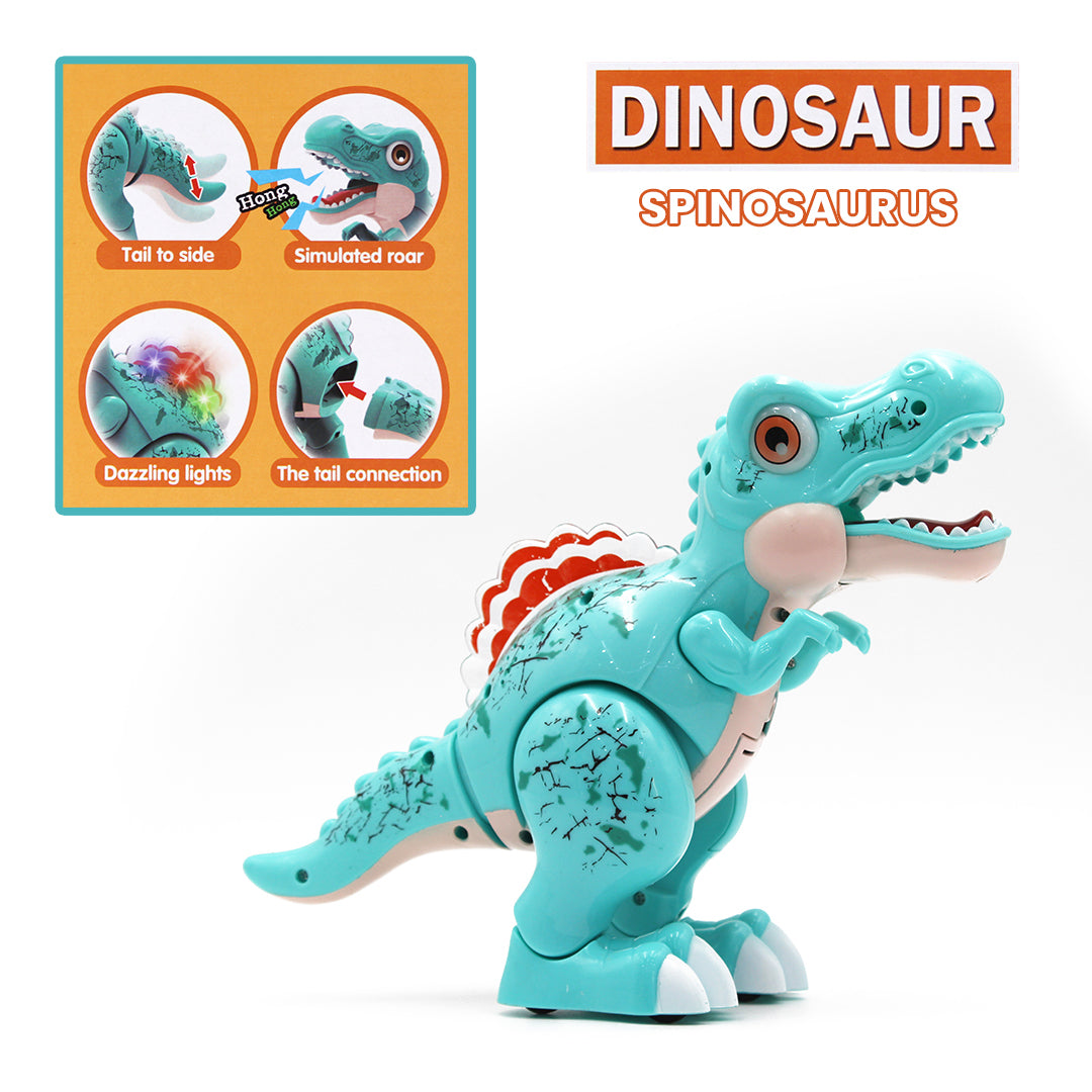 Walking Dinosaur Rex with Lights and Sound - Fun Dinosaur Toy - Toyspry
