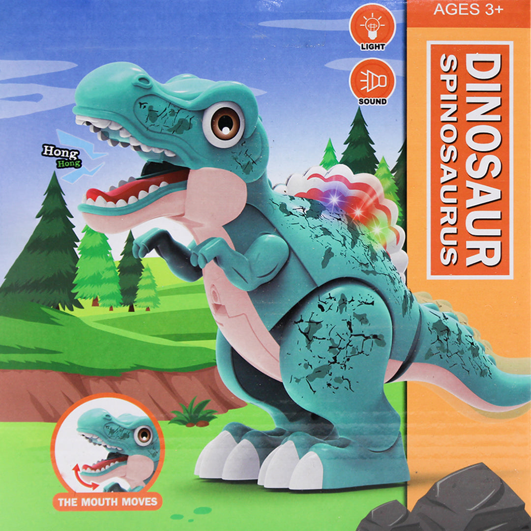 Walking Dinosaur Rex with Lights and Sound - Fun Dinosaur Toy - Toyspry